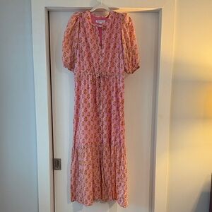 Emerson Fry Pink Floral Maxi Dress